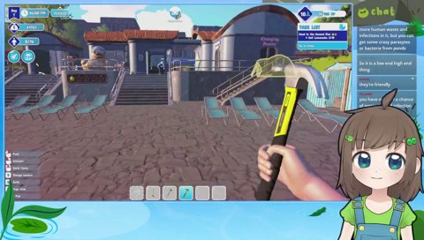 I don't wanna get out of her pool