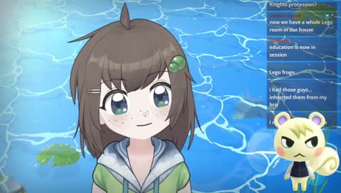 pink frog tree!! (look closely)