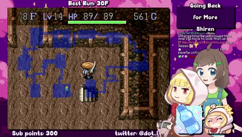 Lily licked the fishing lure.