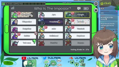 Lily one shots imposter and bullies chat...