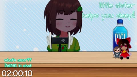 LIVE ASMR (little sister whispering + other sounds!)