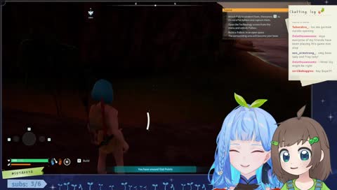 Playing Palworld for the first time with my PAL @lilyhops (original joke, do not steal)