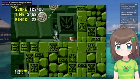 Mario can breathe underwater