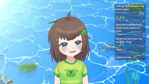 Lily makes normal human sounds expected of a normal human being