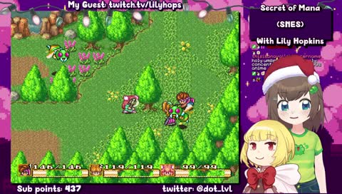 Secret of Mana with @lilyhops!