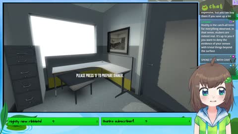 lily discusses dinner with wife bane in the stanley parable