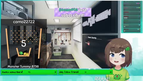 lily exploring her room