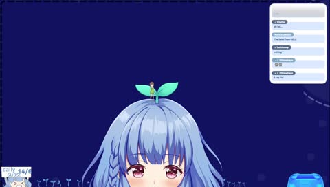 tiny frog riding on bean (she's lagging)