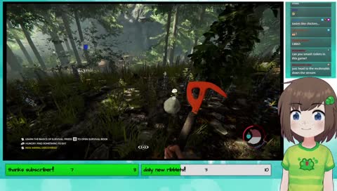 hanging out in the forest with big bro