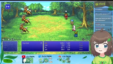 playing FF1 for the first time💚 BIG second day stream💚i ate a bag of sour octopi 💚 my tongue hurts 💚 let's give it up for day 2 💚 day 2