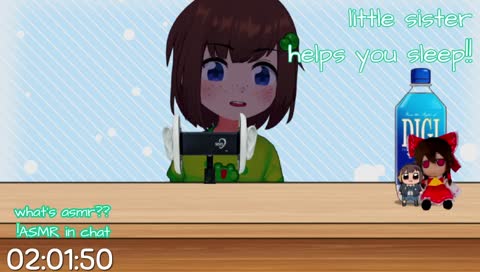 LIVE ASMR (little sister whispering + other sounds!)