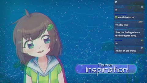 sis gets startled by a bug