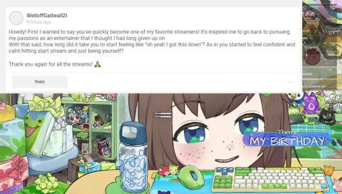 my BIG BIRTHDAY stream 💚 party games 💚 new model 💚 old friends 💚 Q&A 💚 frog-themed games