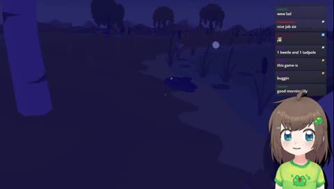 very cute frog (more of a tadpole) ribbits cutely