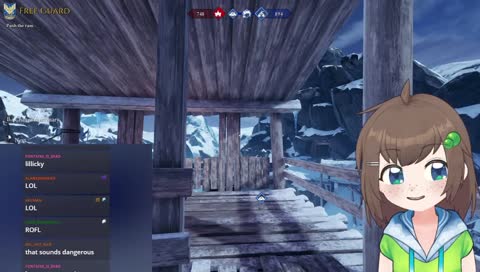 get it "fall guys" and she like fell and... yea