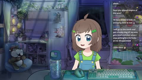 lily is a sworn knight to her queen bee