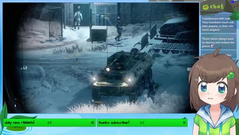 Lily's first cinematic headshot