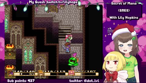 Secret of Mana with @lilyhops!