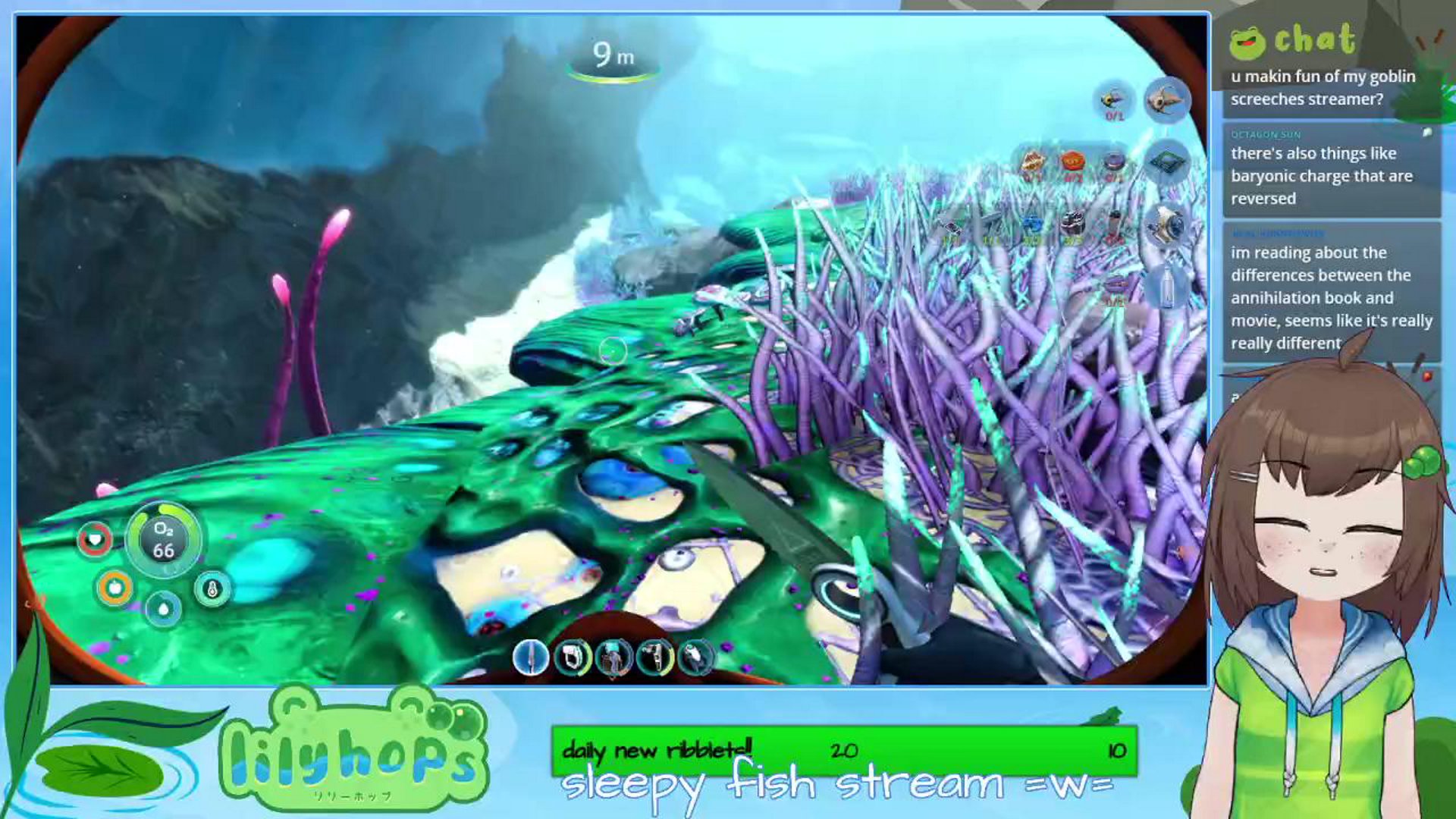 diving in the deep blue sea !model