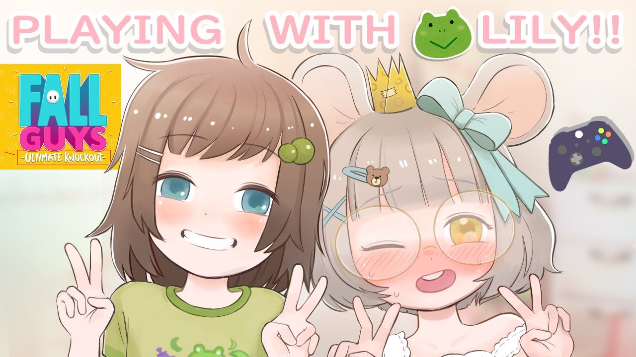 【 COLLAB 】playing with 🐸 lilyhops! 🎮FALL GUYS 《 EN VTUBER | Princess Celesse 》