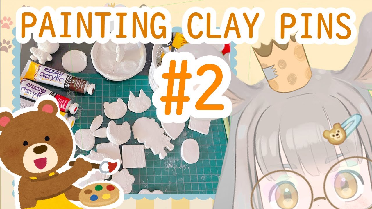 【🎨CRAFTS】clay painting part 2 ft. Lilyhops call in & ukulele learning TOGETHER!