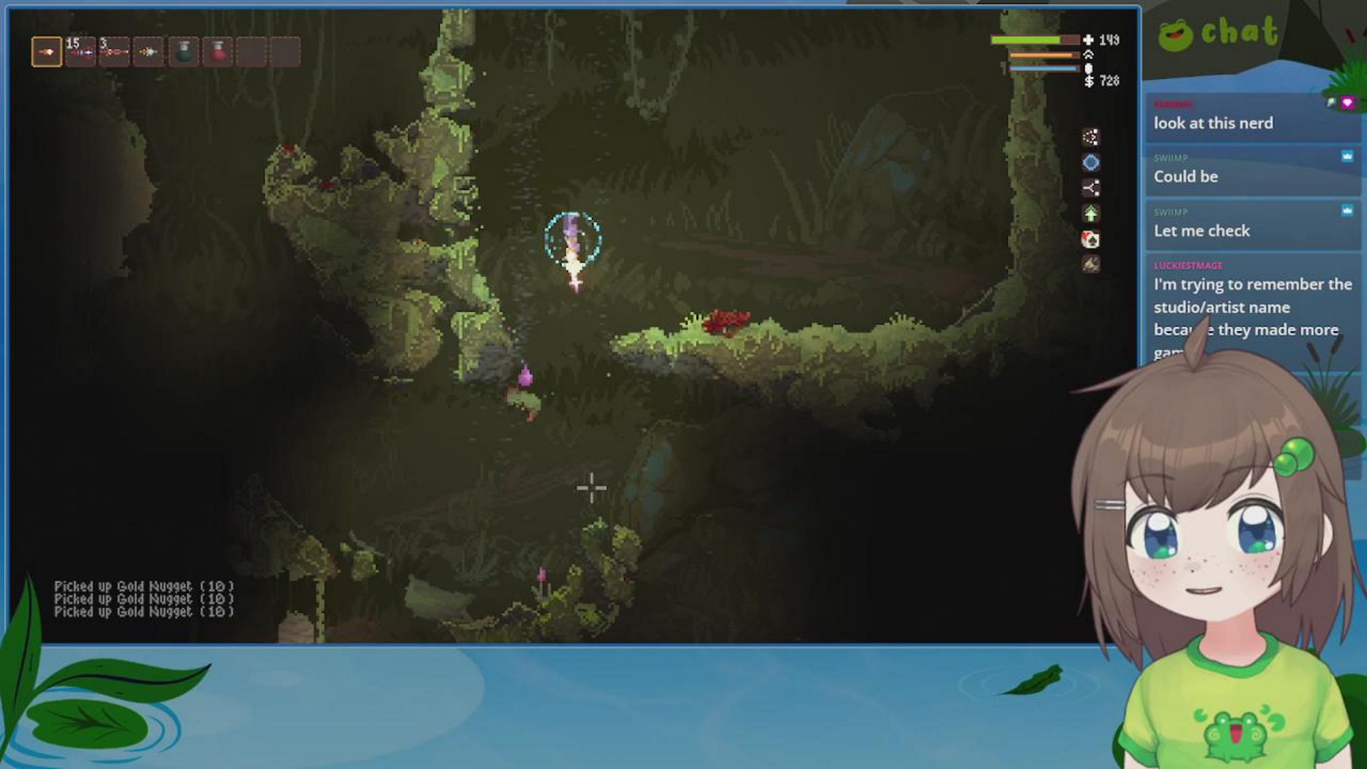 winter break has begun!!!!!! 💚 Noita Daily Run 💚 building a small house