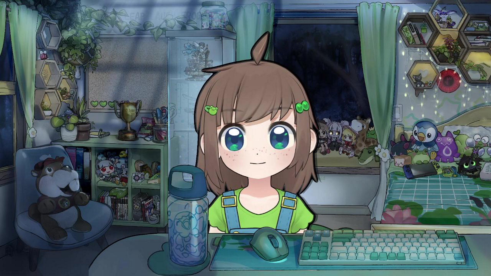 live RAINY ASMR tapping + affirmations + delay + reverb | partner anniversary 11/18 TUESDAY